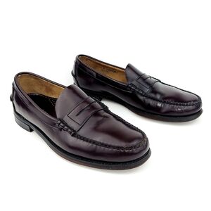 Sebago Classic Dan Penny Loafers Brown Burgundy 12D